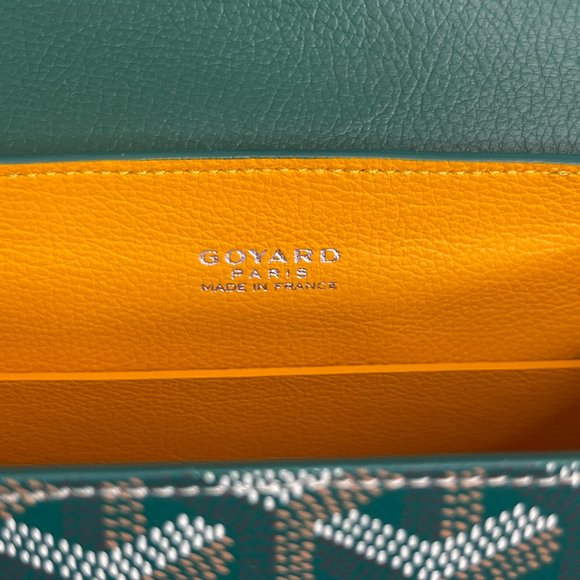 Goyard Green Saigon Souple (Supple) Mini Top Handle Bag - Picture 11 of 12